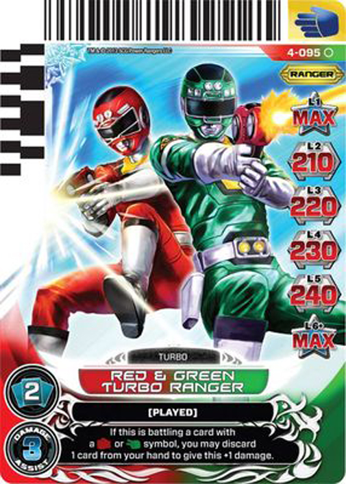 Red and Green Turbo Ranger 095